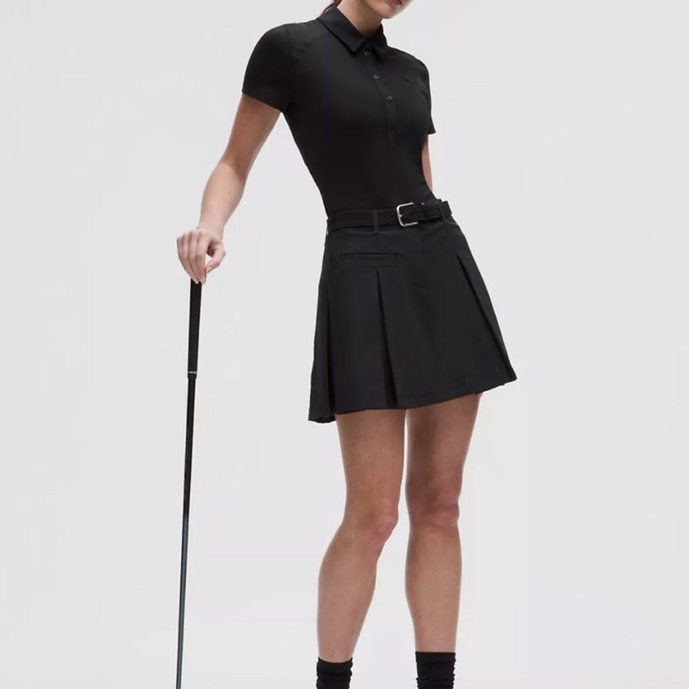 New!! Lululemon Box Pleated High Rise Golf Skirt (Size 30) Soldout online